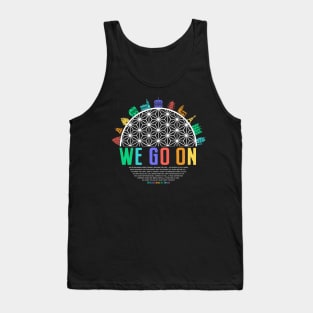 We Go On - colorful IllumiNations inspired art by Kelly Design Company Tank Top